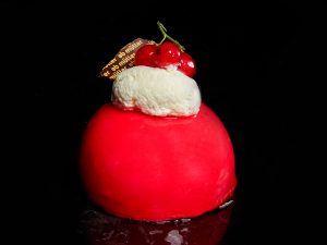 Aardbeien Bavaroise bolletje